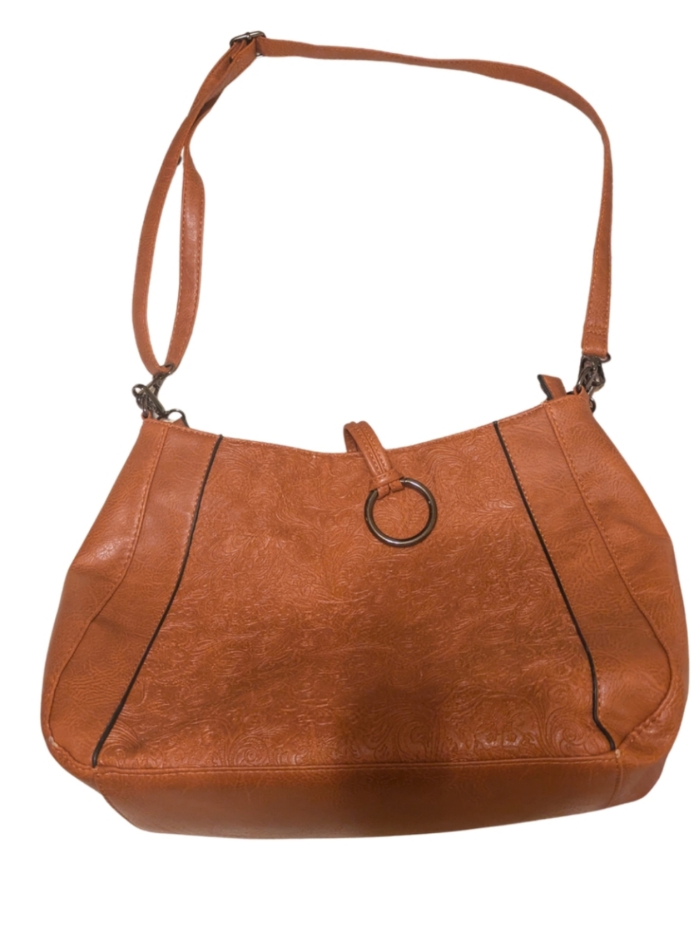 Sam & Hadley Embossed Crossbody Bag - Western - Boho Style - Brown - Picture 3 of 11